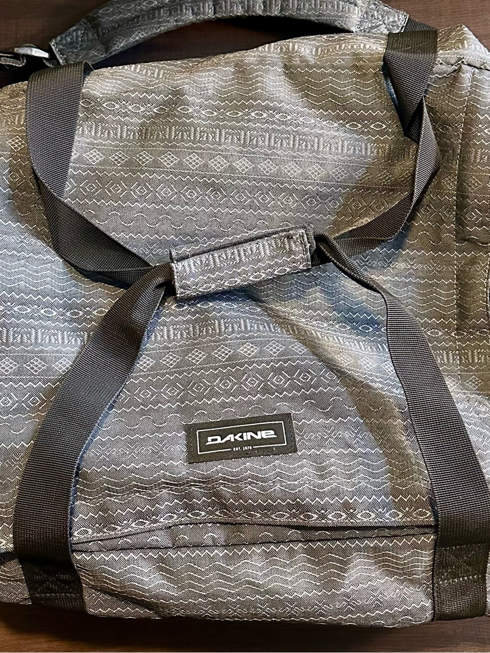 Dakine Gray Patterned Men’s Duffel Bag
